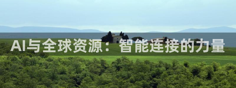 AI与全球资源：智能连接的力量