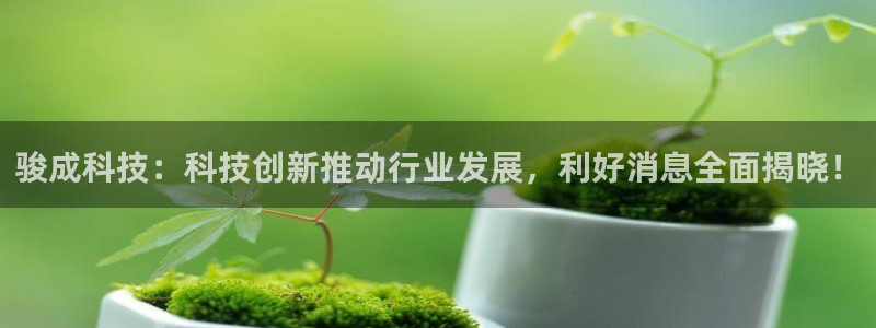 骏成科技：科技创新推动行业发展，利好消息全面揭晓！