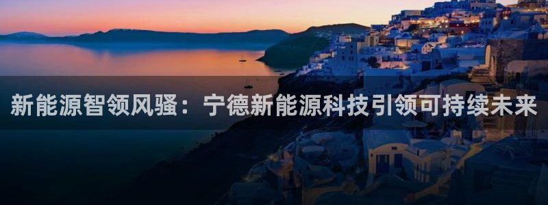 新能源智领风骚：宁德新能源科技引领可持续未来